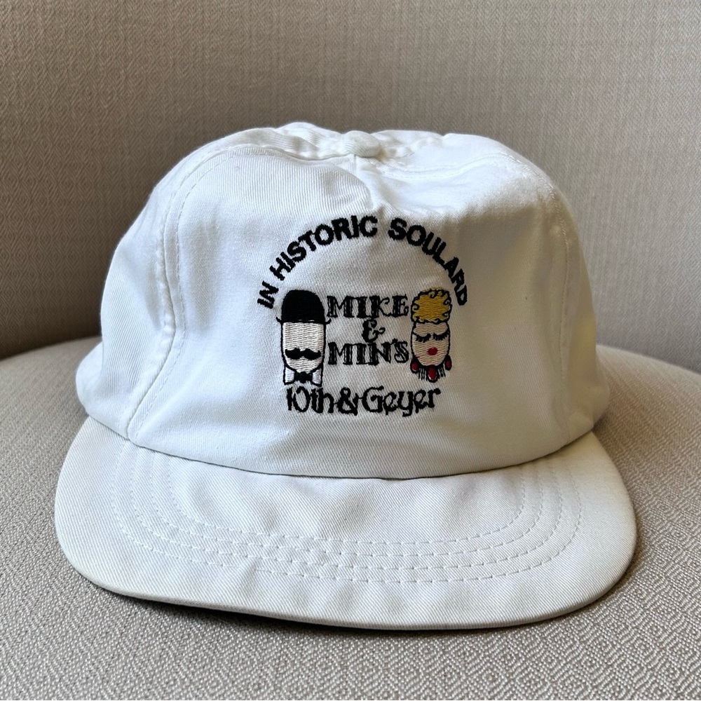 Vtg Mike and Min’s Retro Strapback Cap Size 6 5/8 - 7 5/8